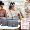 image:imageLOVEVOOK Diaper Bag Tote with Pacifier Case and Changing Pad Large Capacity Mommy Bag for Hospital and Weekender Travel Functional Baby Bag Newborn Baby Essential PinkGrey