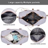 image:imageLOVEVOOK Diaper Bag Tote with Pacifier Case and Changing Pad Large Capacity Mommy Bag for Hospital and Weekender Travel Functional Baby Bag Newborn Baby Essential PinkGraypink Strap