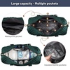 image:imageLOVEVOOK Diaper Bag Tote with Pacifier Case and Changing Pad Large Capacity Mommy Bag for Hospital and Weekender Travel Functional Baby Bag Newborn Baby Essential PinkDark Green