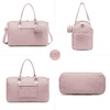 image:imageLOVEVOOK Diaper Bag Tote with Pacifier Case and Changing Pad Large Capacity Mommy Bag for Hospital and Weekender Travel Functional Baby Bag Newborn Baby Essential PinkPink