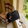 image:imageLOVEVOOK Laptop Bag for Women Vintage Work Tote Teacher Bag with Pendant  Fits 156 Inch Laptop Magnetic Front Pockets fits for Large Bottle Pockets Flower Pendant Fashion Work PurseEmbossed Green