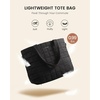 image:imageLOVEVOOK Laptop Tote Bag for Women 156 Inch Large Puffer Work Tote Computer Bags Quilted Womens Shoulder Purse Bag with Zipper Teacher Office Handbag for Travel College Business Gifts BlackGrey