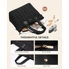 image:imageLOVEVOOK Laptop Tote Bag for Women 156 Inch Large Puffer Work Tote Computer Bags Quilted Womens Shoulder Purse Bag with Zipper Teacher Office Handbag for Travel College Business Gifts BlackGrey