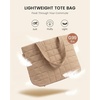 image:imageLOVEVOOK Laptop Tote Bag for Women 156 Inch Large Puffer Work Tote Computer Bags Quilted Womens Shoulder Purse Bag with Zipper Teacher Office Handbag for Travel College Business Gifts BlackCoffee Brown