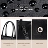 image:imageLOVEVOOK Laptop Tote Bag for Women 156 Inch Professional Work Bag with Matching Clutch Waterproof Vintage Leather Computer Tote for Office Business Travel amp Daily Use Gift for WomenBlack
