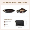 image:imageLOVEVOOK Laptop Tote Bag for Women 156 Inch Professional Work Bag with Matching Clutch Waterproof Vintage Leather Computer Tote for Office Business Travel amp Daily Use Gift for WomenBlack  White  Brown