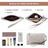 image:imageLOVEVOOK Laptop Tote Bag for Women 156 Inch Professional Work Bag with Matching Clutch Waterproof Vintage Leather Computer Tote for Office Business Travel amp Daily Use Gift for WomenSmoke Gray