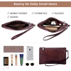 image:imageLOVEVOOK Laptop Tote Bag for Women 156 Inch Professional Work Bag with Matching Clutch Waterproof Vintage Leather Computer Tote for Office Business Travel amp Daily Use Gift for WomenFuchsia