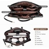 image:imageLOVEVOOK Laptop Tote Bag for Women 156 Inch Waterproof Leather Computer Bags Business Office Work Briefcase Black  Fits 156 Inch Laptop Waterproof Front Pocket Shoulder Strap Large Purse for Business Office Work BlackBlackCoffeeLight Brown