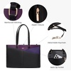 image:imageLOVEVOOK Laptop Tote Bag for Women 156 Inch Waterproof Leather Computer Bags Business Office Work Briefcase Black  Fits 156 Inch Laptop Waterproof Front Pocket Shoulder Strap Large Purse for Business Office Work BlackBlackPurpleBlue 156 Inch