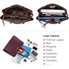 image:imageLOVEVOOK Laptop Tote Bag for Women 156 Inch Waterproof Leather Computer Bags Business Office Work Briefcase Black  Fits 156 Inch Laptop Waterproof Front Pocket Shoulder Strap Large Purse for Business Office Work BlackPurple
