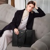 image:imageLOVEVOOK Laptop Tote Bag for Women 156 Inch Waterproof Leather Computer Bags Business Office Work Briefcase Black  Fits 156 Inch Laptop Waterproof Front Pocket Shoulder Strap Large Purse for Business Office Work BlackBlack 156 Inch