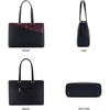 image:imageLOVEVOOK Laptop Tote Bag for Women 156 Inch Waterproof Leather Computer Bags Business Office Work Briefcase Black  Fits 156 Inch Laptop Waterproof Front Pocket Shoulder Strap Large Purse for Business Office Work BlackBlackPurple 156 Inch
