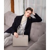 image:imageLOVEVOOK Laptop Tote Bag for Women 156 Inch Waterproof Leather Computer Bags Business Office Work Briefcase Black  Fits 156 Inch Laptop Waterproof Front Pocket Shoulder Strap Large Purse for Business Office Work BlackMilk Gray Purple 156 Inch