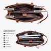 image:imageLOVEVOOK Laptop Tote Bag for Women 156 Inch Waterproof Leather Computer Bags Business Office Work Briefcase Black  Fits 156 Inch Laptop Waterproof Front Pocket Shoulder Strap Large Purse for Business Office Work BlackBrownApricotBeige 156 Inch