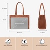 image:imageLOVEVOOK Laptop Tote Bag for Women 156 Inch Waterproof Leather Computer Bags Business Office Work Briefcase Black  Fits 156 Inch Laptop Waterproof Front Pocket Shoulder Strap Large Purse for Business Office Work BlackVintage Brown 156 Inch