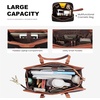 image:imageLOVEVOOK Laptop Tote Bag for WomenCanvas Work Bag Waterproof Business Teacher BagLarge Computer Handbag Purse BriefcaseOffice Gifts for WomenBlackbrown