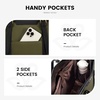 image:imageLOVEVOOK Laptop Tote Bag for WomenCanvas Work Bag Waterproof Business Teacher BagLarge Computer Handbag Purse BriefcaseOffice Gifts for WomenBlackgreen
