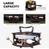 image:imageLOVEVOOK Laptop Tote Bag for WomenCanvas Work Bag Waterproof Business Teacher BagLarge Computer Handbag Purse BriefcaseOffice Gifts for WomenBlackgreen