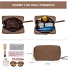 image:imageLOVEVOOK Laptop Tote Bag for WomenCanvas Work Bag Waterproof Business Teacher BagLarge Computer Handbag Purse BriefcaseOffice Gifts for WomenBrown