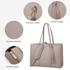 image:imageLOVEVOOK Laptop Tote Bag for WomenCanvas Work Bag Waterproof Business Teacher BagLarge Computer Handbag Purse BriefcaseOffice Gifts for WomenCinnamon