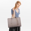 image:imageLOVEVOOK Laptop Tote Bag for WomenCanvas Work Bag Waterproof Business Teacher BagLarge Computer Handbag Purse BriefcaseOffice Gifts for WomenCinnamon
