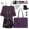 image:imageLOVEVOOK Laptop Tote Bag for WomenCanvas Work Bag Waterproof Business Teacher BagLarge Computer Handbag Purse BriefcaseOffice Gifts for WomenDark Purple
