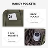 image:imageLOVEVOOK Laptop Tote Bag for WomenCanvas Work Bag Waterproof Business Teacher BagLarge Computer Handbag Purse BriefcaseOffice Gifts for WomenOlive Green
