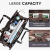 image:imageLOVEVOOK Laptop Tote Bag for WomenCanvas Work Bag Waterproof Business Teacher BagLarge Computer Handbag Purse BriefcaseOffice Gifts for WomenPurple