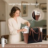 image:imageLOVEVOOK Laptop Tote Bag for WomenLeather Work Computer Briefcase Bag  Large Cup Holder156 Inch Work ToteProfessional BriefcaseTeacher Commuter Shoulder BagOfficeTravelGiftBlack