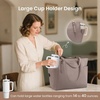image:imageLOVEVOOK Laptop Tote Bag for WomenLeather Work Computer Briefcase Bag  Large Cup Holder156 Inch Work ToteProfessional BriefcaseTeacher Commuter Shoulder BagOfficeTravelGiftNude Color
