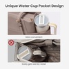 image:imageLOVEVOOK Laptop Tote Bag for WomenLeather Work Computer Briefcase Bag  Large Cup Holder156 Inch Work ToteProfessional BriefcaseTeacher Commuter Shoulder BagOfficeTravelGiftPurple