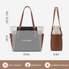 image:imageLOVEVOOK Laptop Tote Bag for WomenLeather Work Computer Briefcase Bag  Large Cup Holder156 Inch Work ToteProfessional BriefcaseTeacher Commuter Shoulder BagOfficeTravelGiftBlack