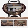 image:imageLOVEVOOK Laptop Tote Bag for WomenLeather Work Computer Briefcase Bag  Large Cup Holder156 Inch Work ToteProfessional BriefcaseTeacher Commuter Shoulder BagOfficeTravelGiftPurpleblack