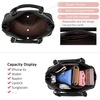 image:imageLOVEVOOK Purse for Women Crossbody Dome Satchel Handbag with Double ZipBlack