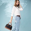 image:imageLOVEVOOK Purse for Women Crossbody Dome Satchel Handbag with Double ZipBlackBrown