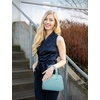 image:imageLOVEVOOK Purse for Women Crossbody Dome Satchel Handbag with Double ZipBluegreen