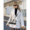 image:imageLOVEVOOK Purse for Women Crossbody Dome Satchel Handbag with Double ZipCanvasJacquard Black