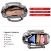 image:imageLOVEVOOK Purse for Women Crossbody Dome Satchel Handbag with Double ZipGrey