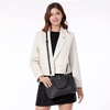 image:imageLOVEVOOK Purse for Women Crossbody Dome Satchel Handbag with Double ZipLargeblack