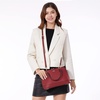 image:imageLOVEVOOK Purse for Women Crossbody Dome Satchel Handbag with Double ZipLargered
