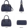 image:imageLOVEVOOK Purse for Women Crossbody Dome Satchel Handbag with Double ZipNavy Blue