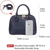 image:imageLOVEVOOK Purse for Women Crossbody Dome Satchel Handbag with Double ZipNavy Blue