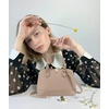 image:imageLOVEVOOK Purse for Women Crossbody Dome Satchel Handbag with Double ZipNude