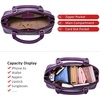 image:imageLOVEVOOK Purse for Women Crossbody Dome Satchel Handbag with Double ZipPurple