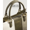 image:imageLOVEVOOK Purse for Women Vintage Leather Shoulder Handbag Small Ladies Satchel Tote Purse Top Handle Crossbody Bag for WorkOlive Greenlight Greenbeige