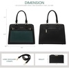 image:imageLOVEVOOK Purses and Handbags for Women Tote Shoulder Bag Satchel Purse and PU Leather Top Handle for ladiesBlackgreen