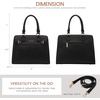 image:imageLOVEVOOK Purses and Handbags for Women Tote Shoulder Bag Satchel Purse and PU Leather Top Handle for ladiesBlacks