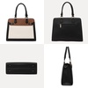 image:imageLOVEVOOK Purses and Handbags for Women Tote Shoulder Bag Satchel Purse and PU Leather Top Handle for ladiesBlackwhitebrowns