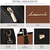 image:imageLOVEVOOK Purses and Handbags for Women Tote Shoulder Bag Satchel Purse and PU Leather Top Handle for ladiesBlackwhitebrowns
